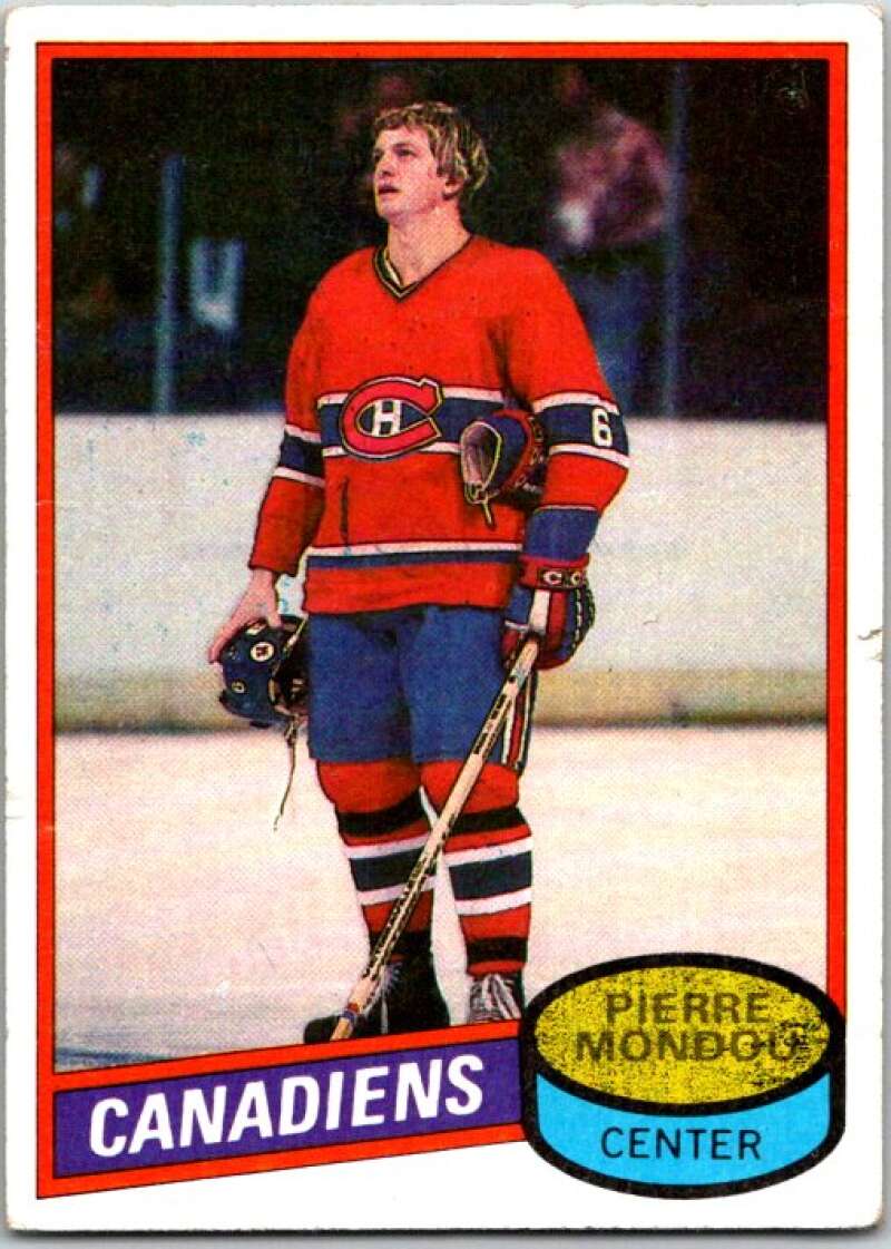 1980-81 Topps #42 Pierre Mondou Montreal Canadiens V49528