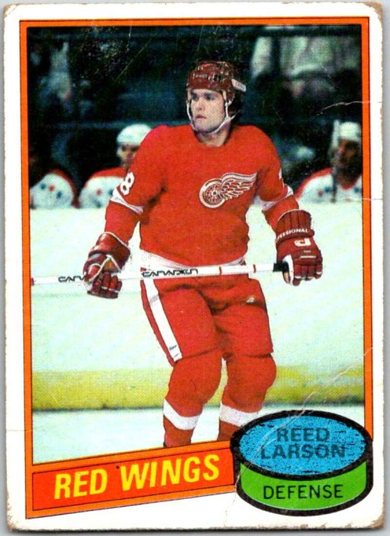 1980-81 Topps #43 Reed Larson Detroit Red Wings V49533