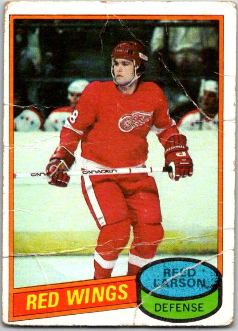 1980-81 Topps #43 Reed Larson Detroit Red Wings V49534