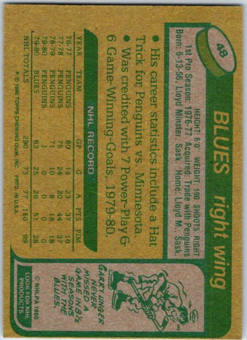 1980-81 Topps #48 Blair ChapmanBlues V49540