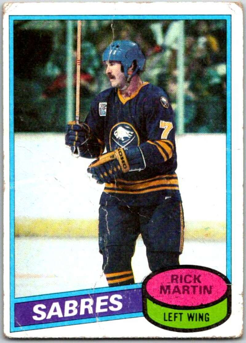1980-81 Topps #51 Rick Martin Buffalo Sabres V49544