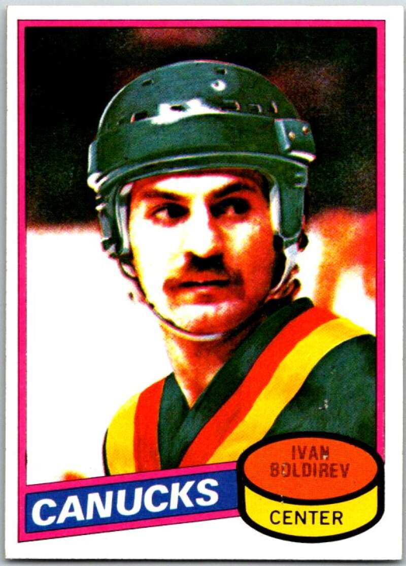 1980-81 Topps #52 Ivan Boldirev Vancouver Canucks V49548