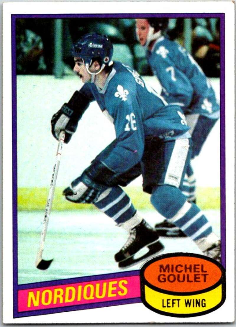 1980-81 Topps #67 Michel Goulet RC Rookie Quebec Nordiques V49574