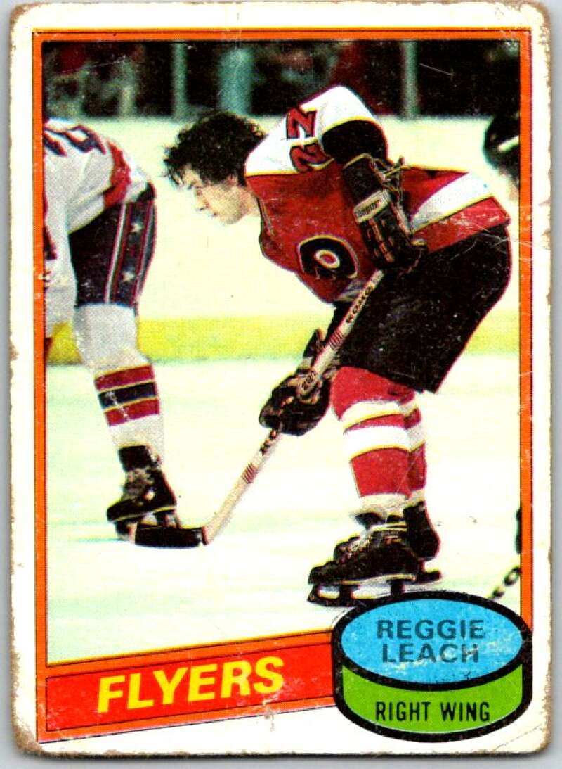 1980-81 Topps #70 Reggie Leach Philadelphia Flyers V49582