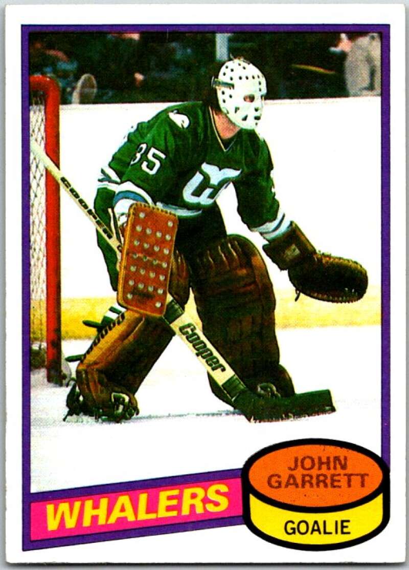 1980-81 Topps #77 John Garrett Hartford Whalers V49597