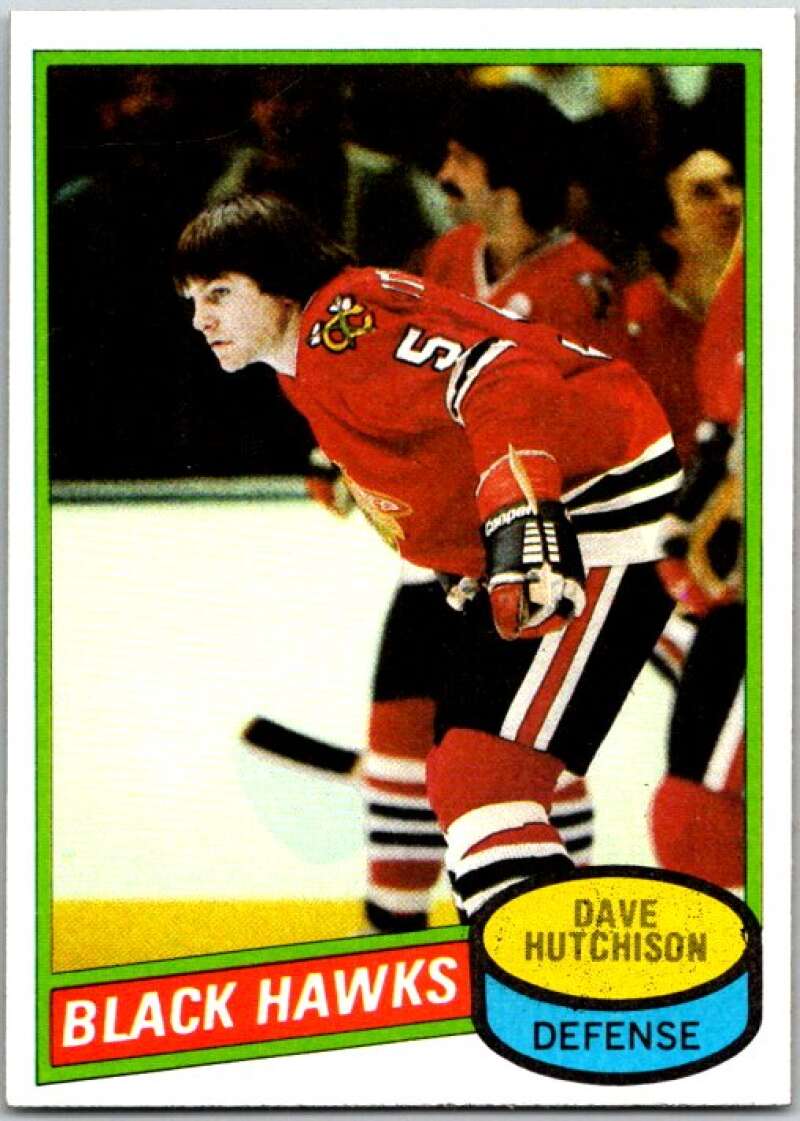 1980-81 Topps #78 Dave Hutchison Chicago Blackhawks V49599