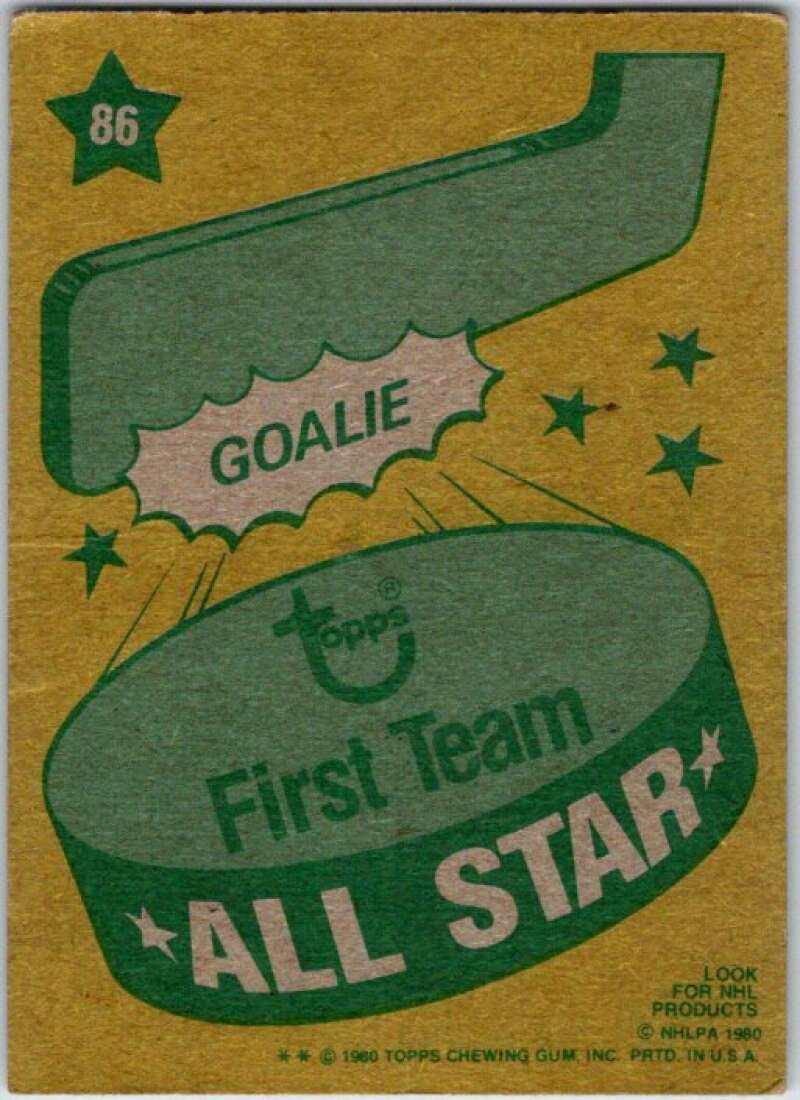 1980-81 Topps #86 Tony Esposito AS Chicago Blackhawks V49611