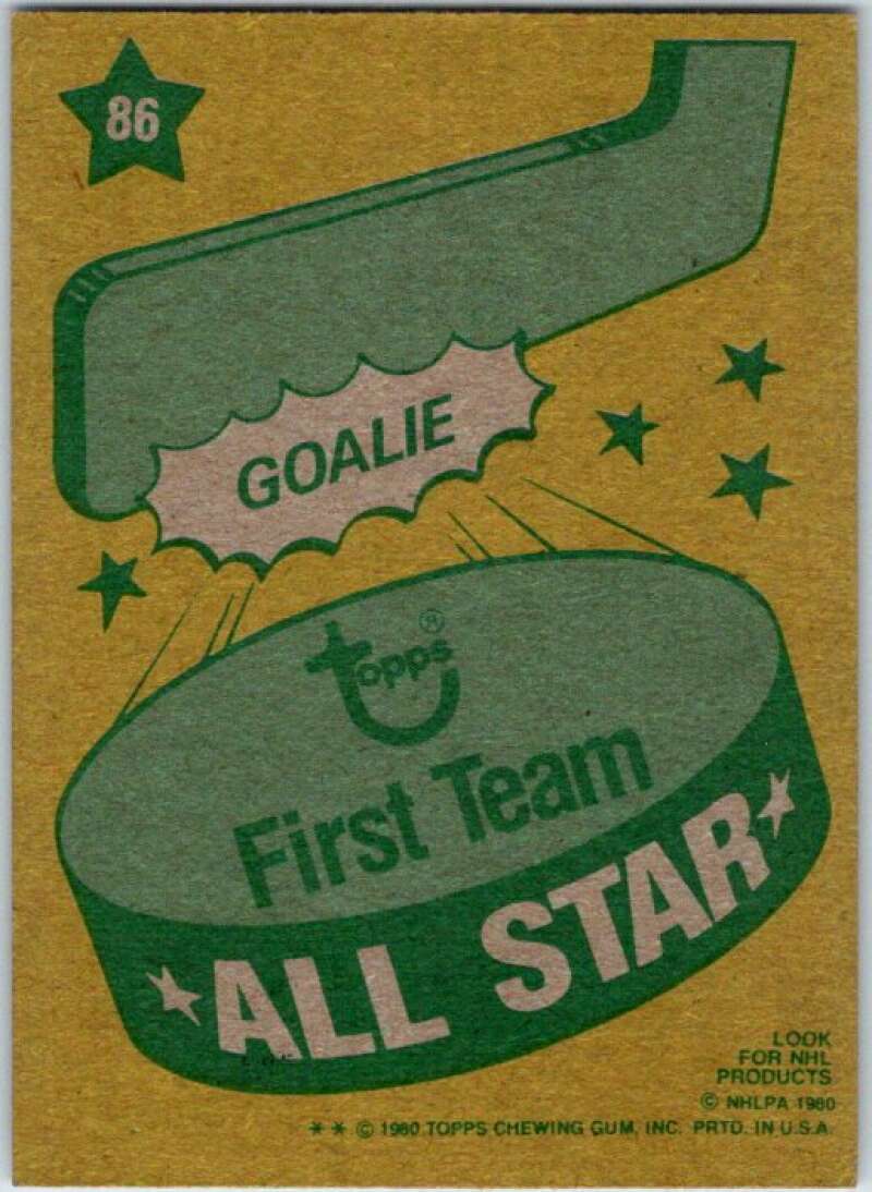 1980-81 Topps #86 Tony Esposito AS Chicago Blackhawks V49612