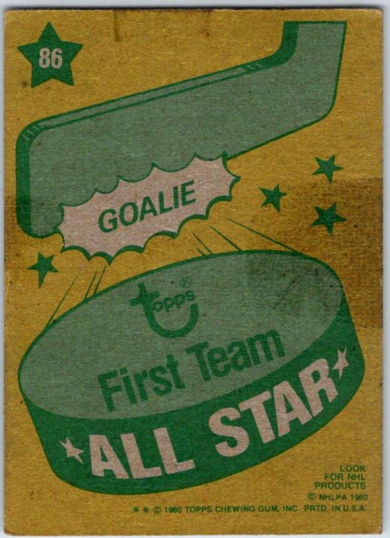 1980-81 Topps #86 Tony Esposito AS Chicago Blackhawks V49614