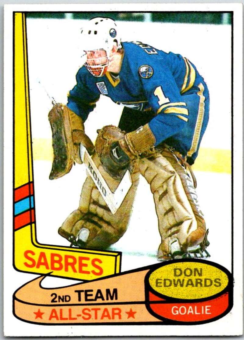 1980-81 Topps #92 Don Edwards AS Buffalo Sabres V49629