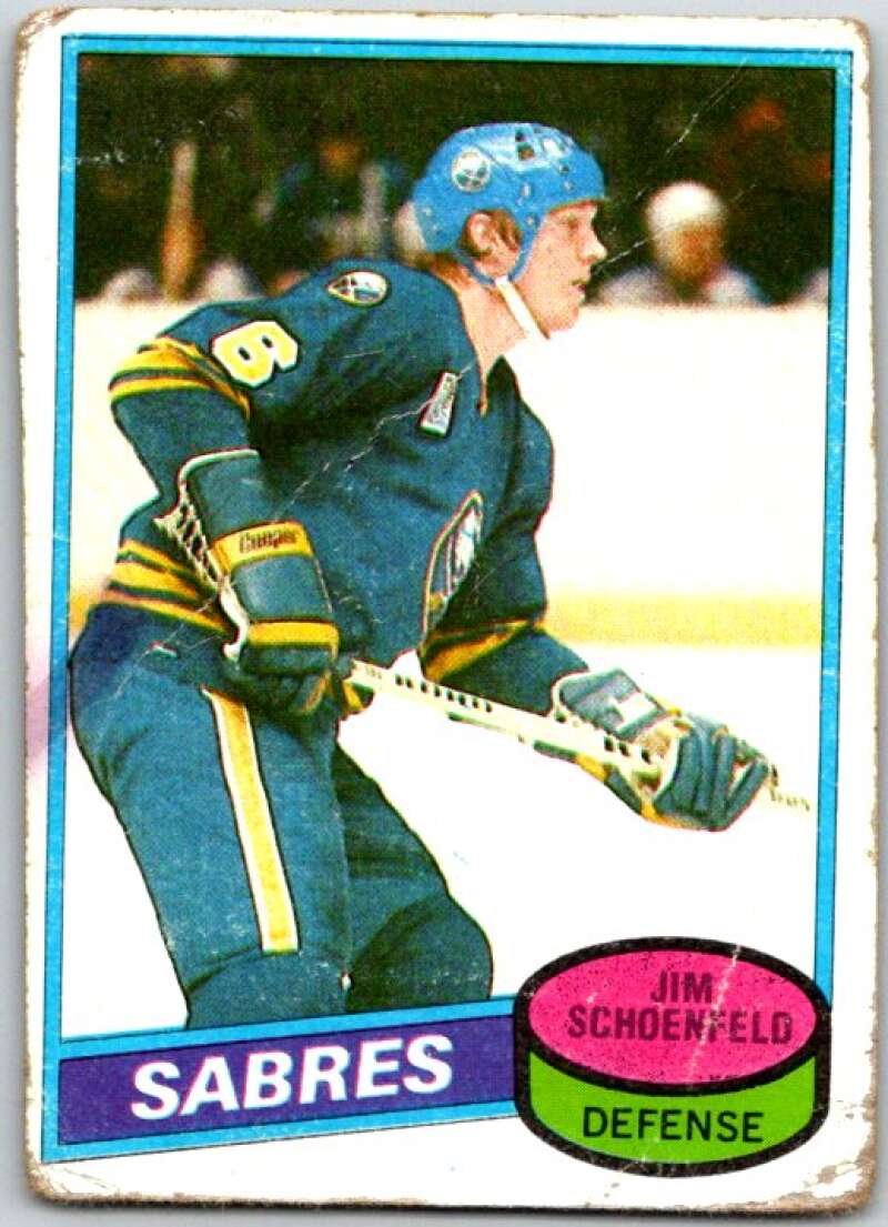 1980-81 Topps #96 Jim Schoenfeld Buffalo Sabres V49635