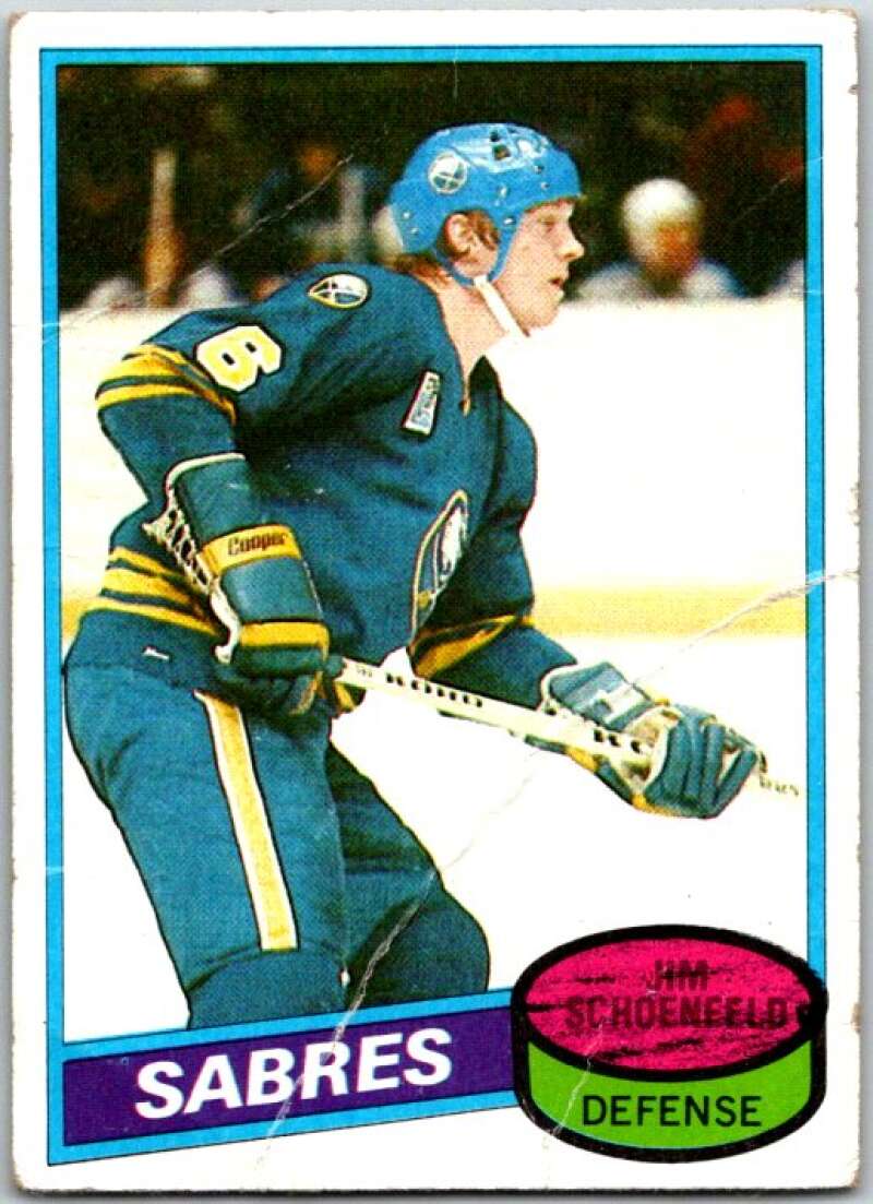 1980-81 Topps #96 Jim Schoenfeld Buffalo Sabres V49638