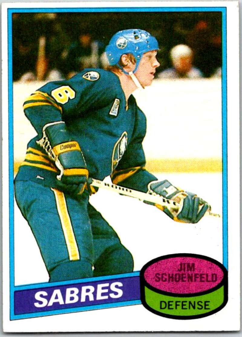 1980-81 Topps #96 Jim Schoenfeld Buffalo Sabres V49639