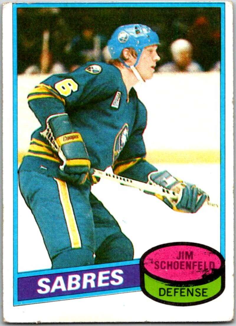 1980-81 Topps #96 Jim Schoenfeld Buffalo Sabres V49640