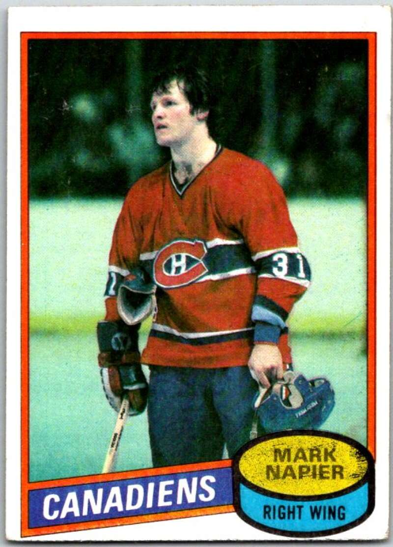 1980-81 Topps #111 Mark Napier Montreal Canadiens V49667