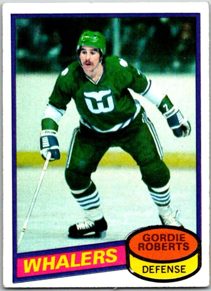1980-81 Topps #112 Gordie Roberts Hartford Whalers V49671