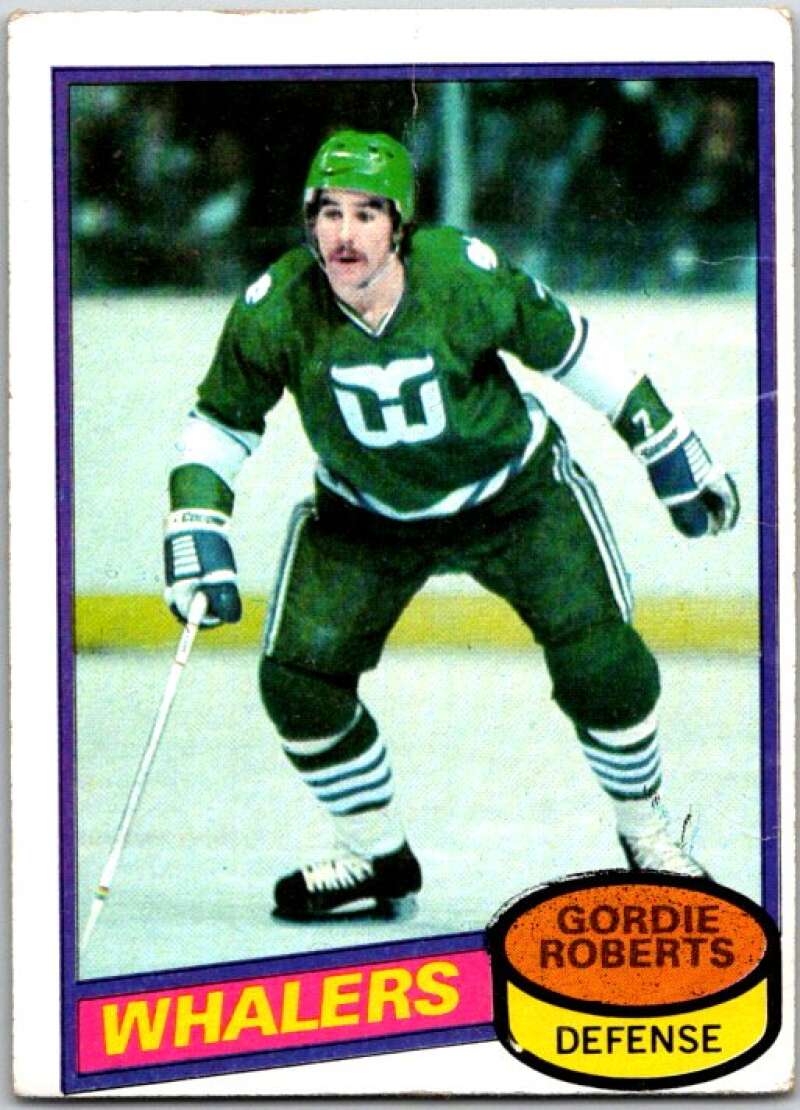 1980-81 Topps #112 Gordie Roberts Hartford Whalers V49674