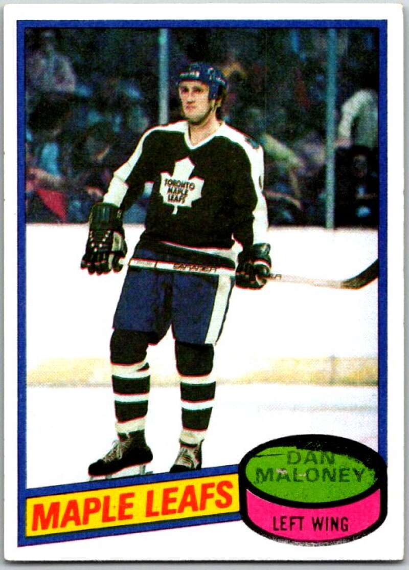 1980-81 Topps #118 Dan Maloney Toronto Maple Leafs V49683
