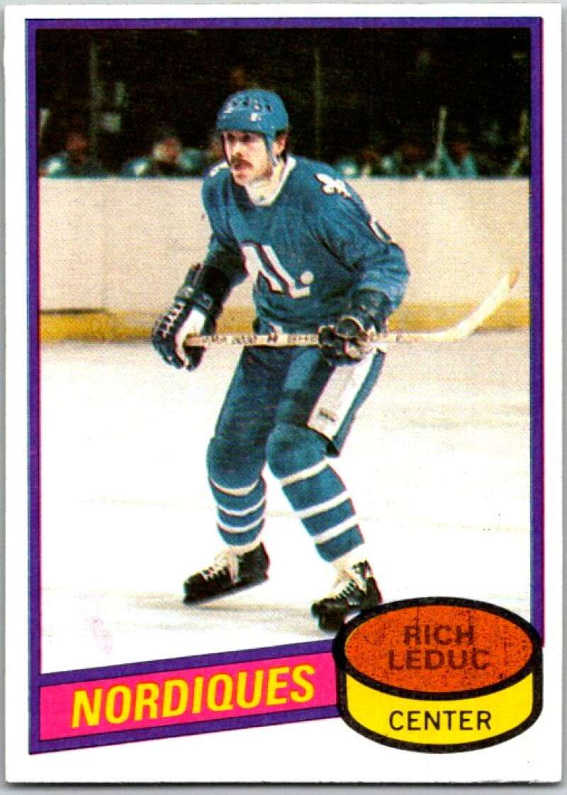 1980-81 Topps #122 Rich Leduc Quebec Nordiques V49700