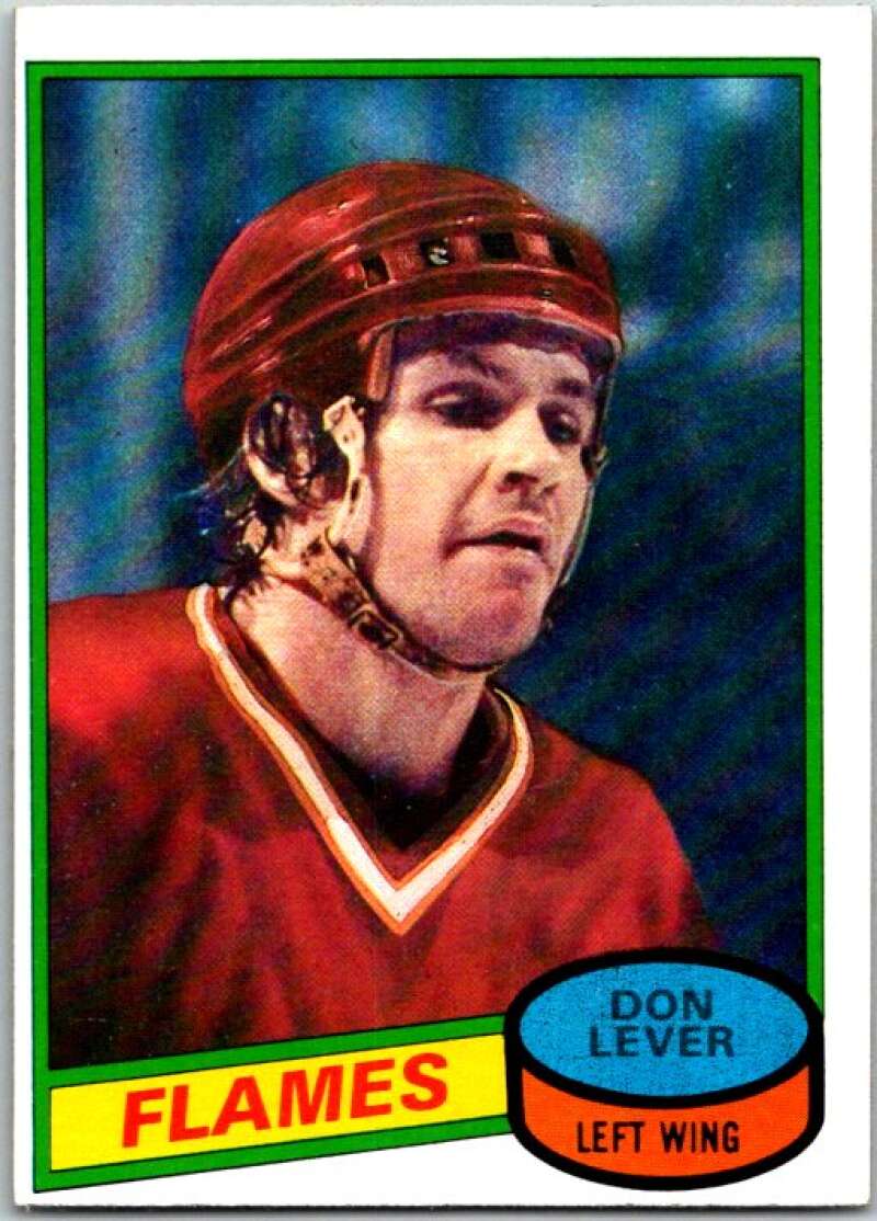 1980-81 Topps #124 Don Lever Atlanta Flames V49704