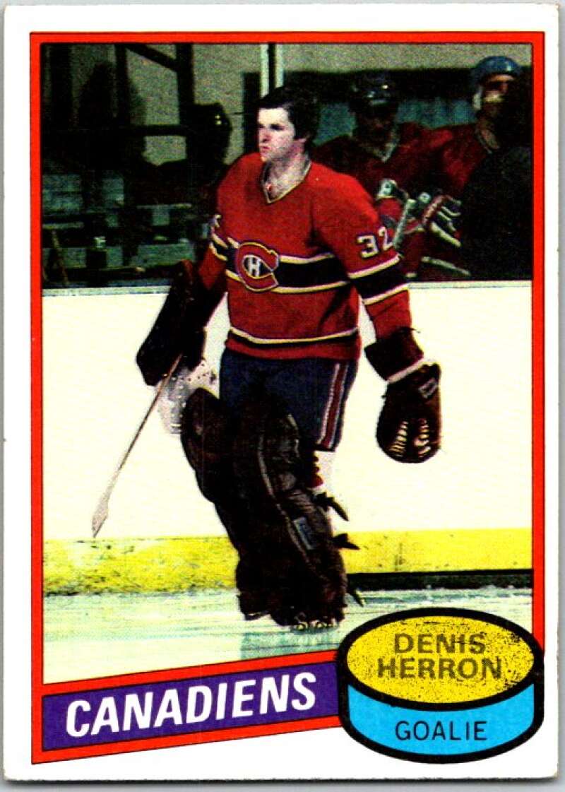 1980-81 Topps #130 Denis Herron Montreal Canadiens V49717