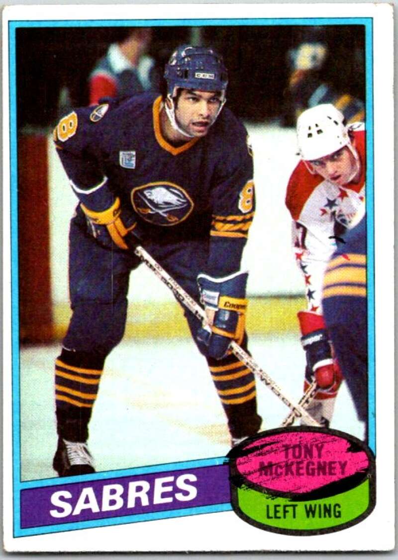 1980-81 Topps #144 Tony McKegney RC Rookie Buffalo Sabres V49735
