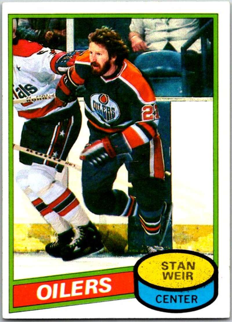 1980-81 Topps #153 Stan Weir Edmonton Oilers V49758