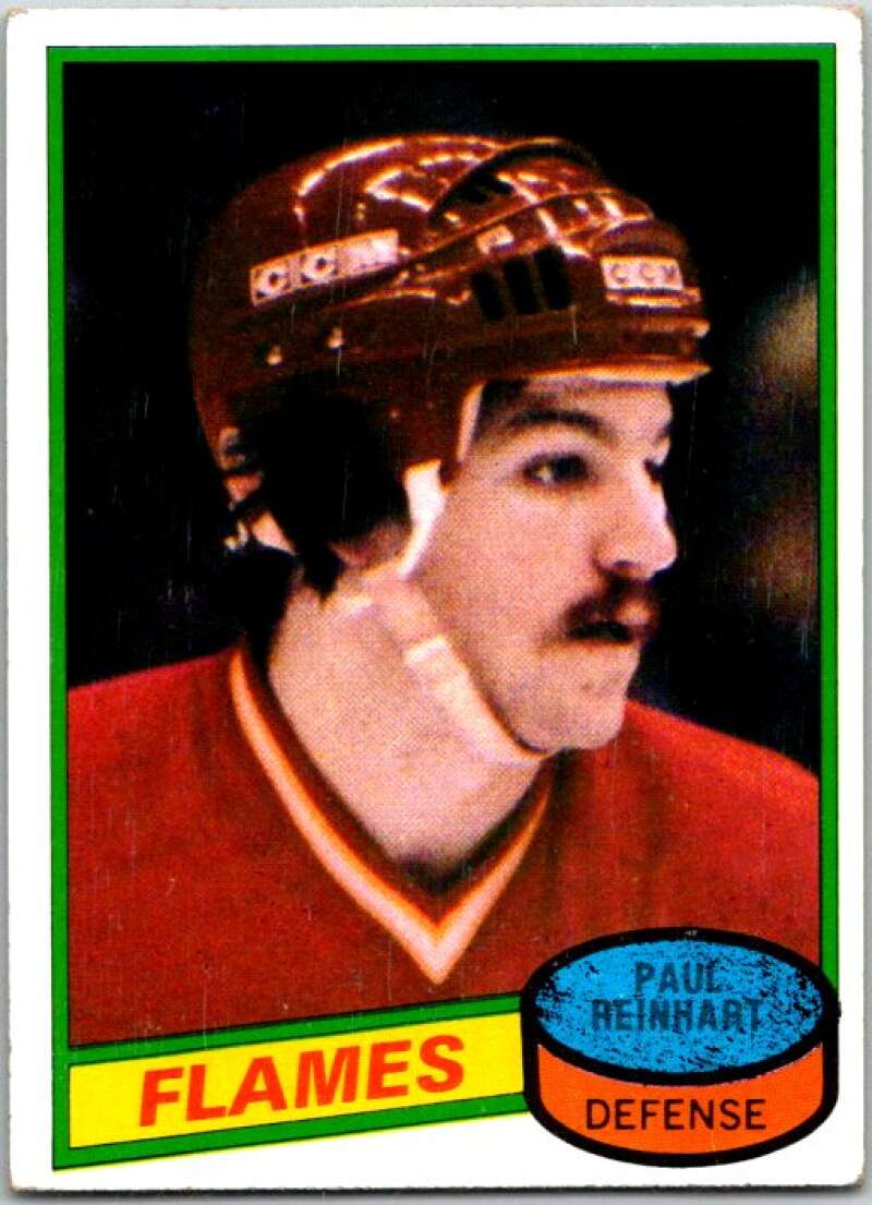 1980-81 Topps #157 Paul Reinhart RC Rookie Atlanta Flames V49764