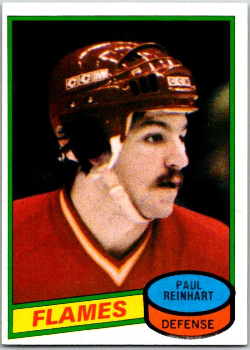 1980-81 Topps #157 Paul Reinhart RC Rookie Atlanta Flames V49765