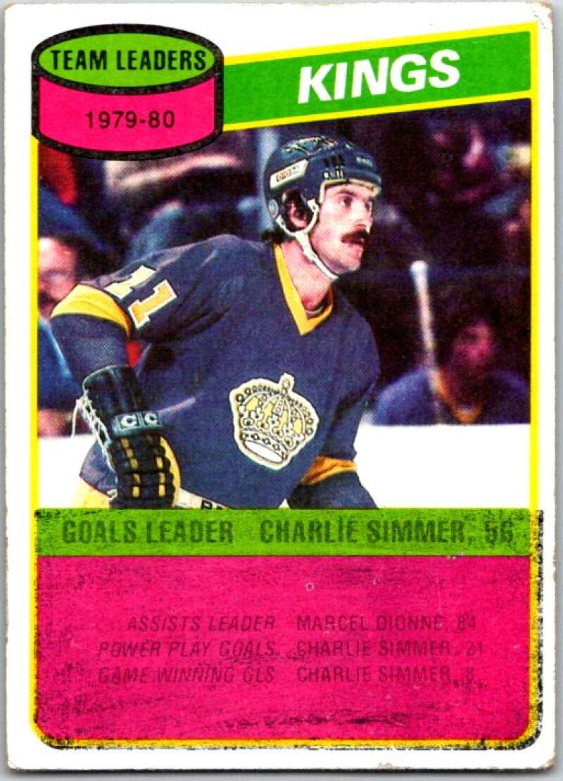 1980-81 Topps #171 Charlie Simmer TL Los Angeles Kings V49800