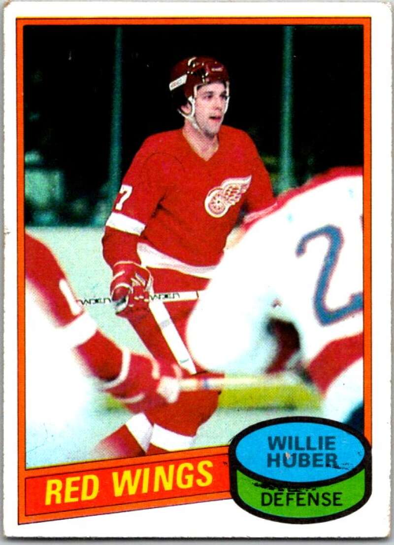 1980-81 Topps #173 Willie Huber Detroit Red Wings V49805