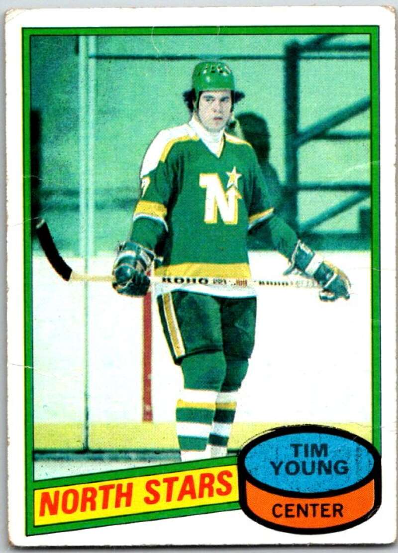 1980-81 Topps #174 Tim Young Minnesota North Stars V49807