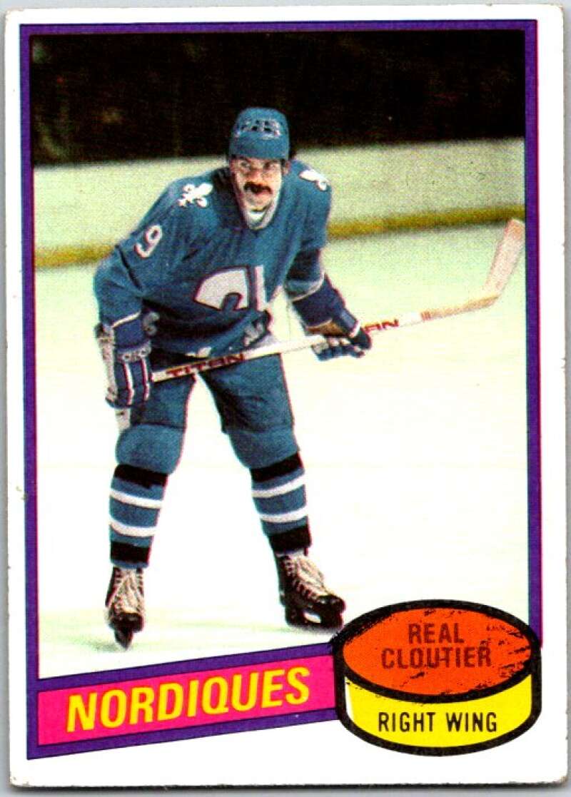 1980-81 Topps #178 Real Cloutier Quebec Nordiques V49811