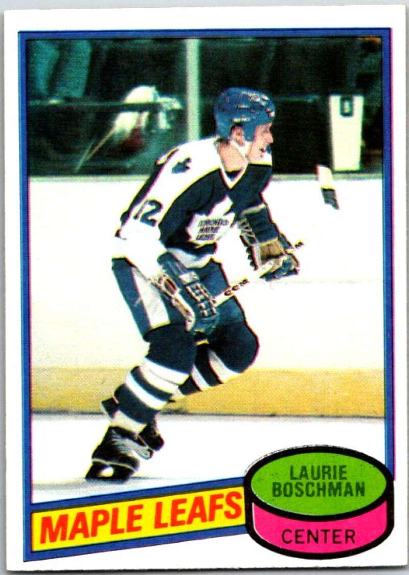 1980-81 Topps #179 Laurie Boschman RC Rookie Toronto Maple Leafs V49814