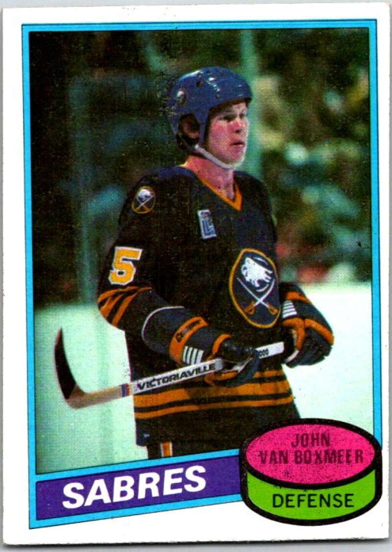 1980-81 Topps #183 John Van Boxmeer Buffalo Sabres V49818