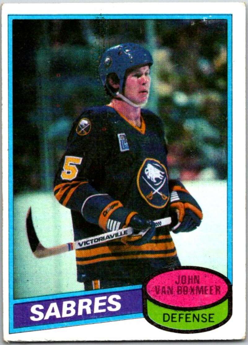 1980-81 Topps #183 John Van Boxmeer Buffalo Sabres V49819