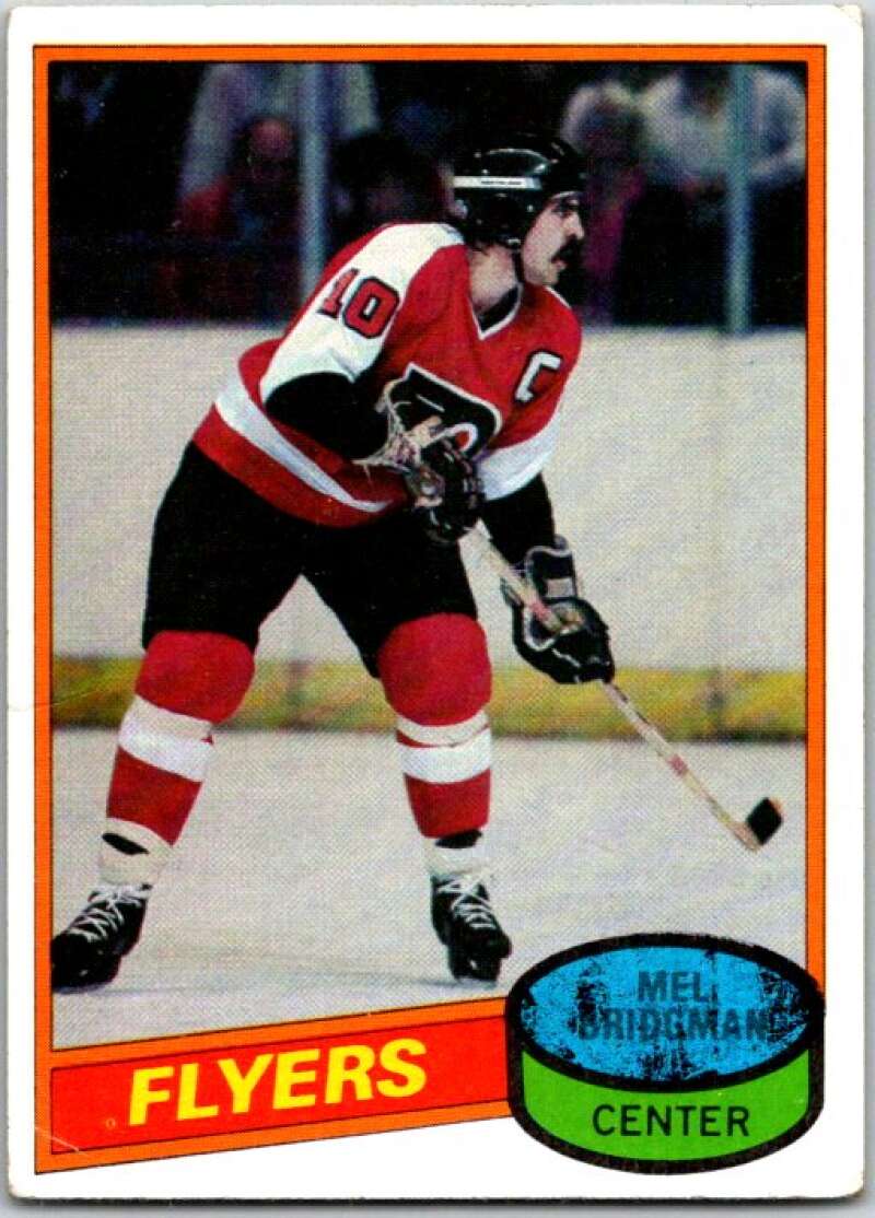 1980-81 Topps #189 Mel Bridgman Philadelphia Flyers V49834