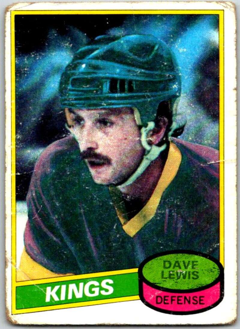 1980-81 Topps #196 Dave Lewis Los Angeles Kings V49850