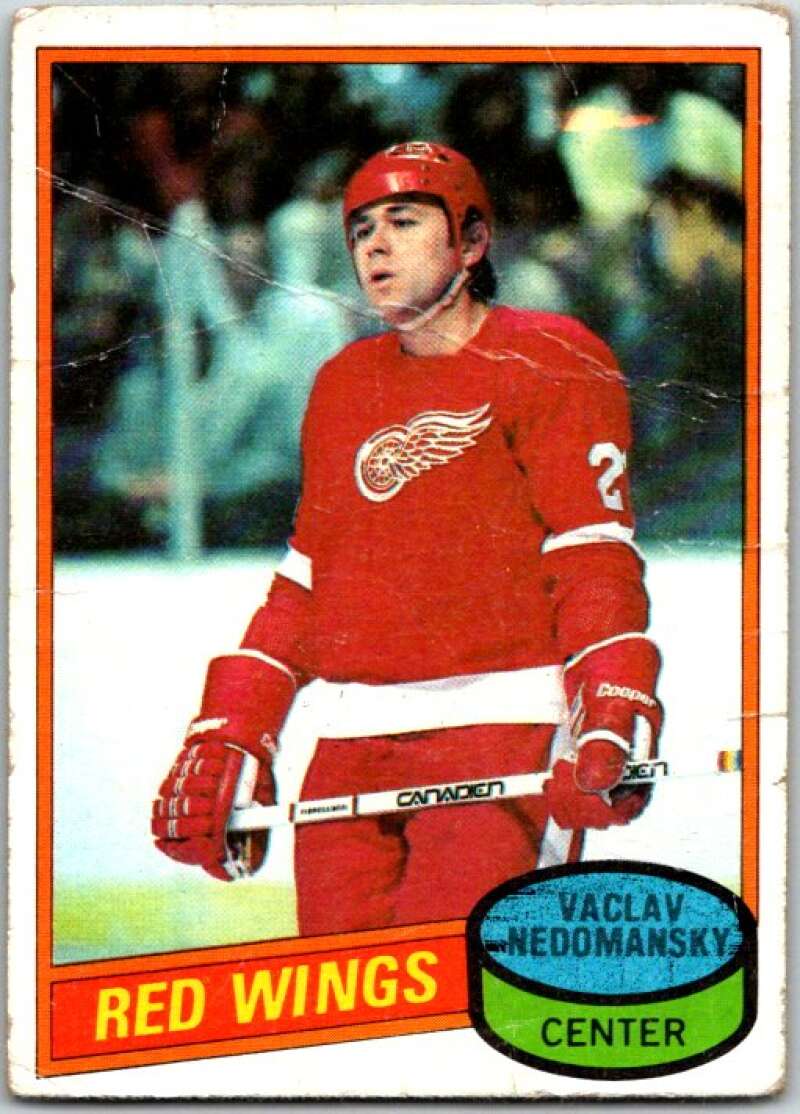 1980-81 Topps #202 Vaclav Nedomansky Detroit Red Wings V49858