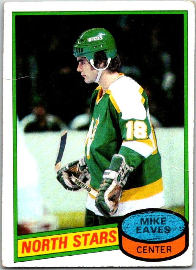1980-81 Topps #206 Mike Eaves RC Rookie Minnesota North Stars V49870
