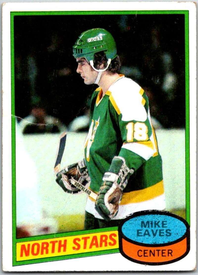 1980-81 Topps #206 Mike Eaves RC Rookie Minnesota North Stars V49872