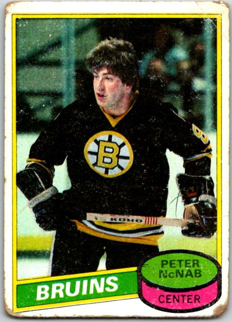 1980-81 Topps #220 Peter McNab Boston Bruins V49903