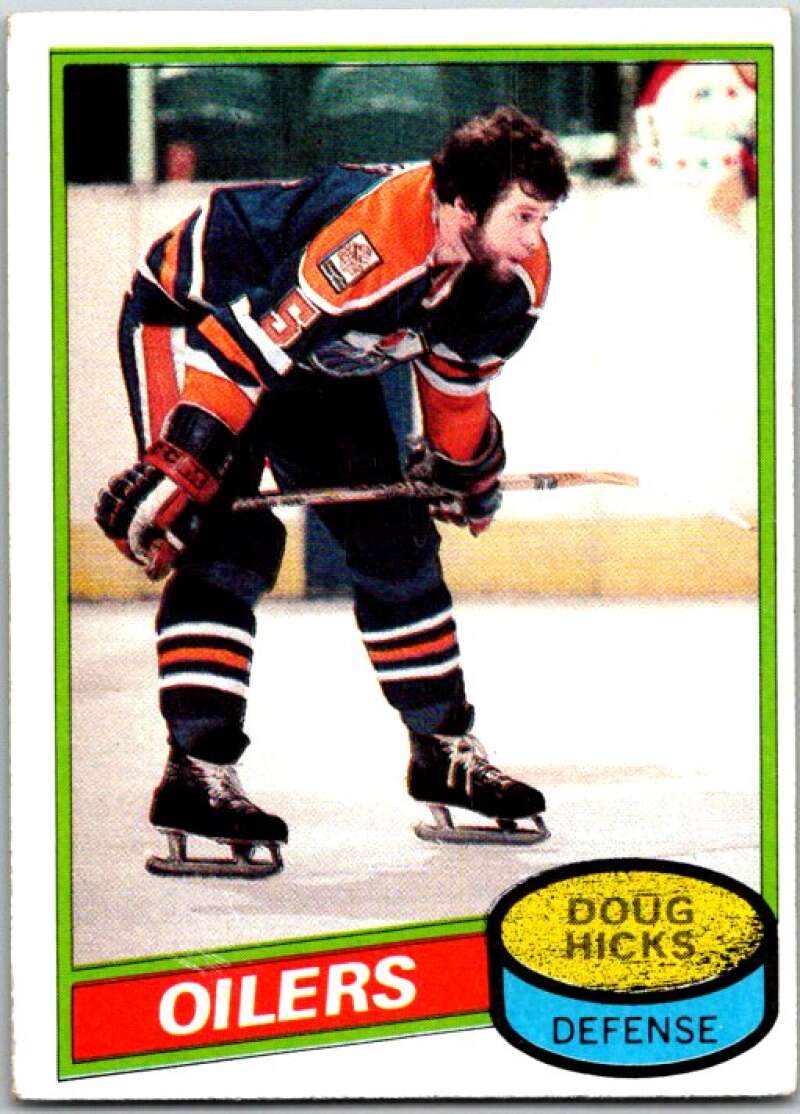 1980-81 Topps #221 Doug Hicks Edmonton Oilers V49906