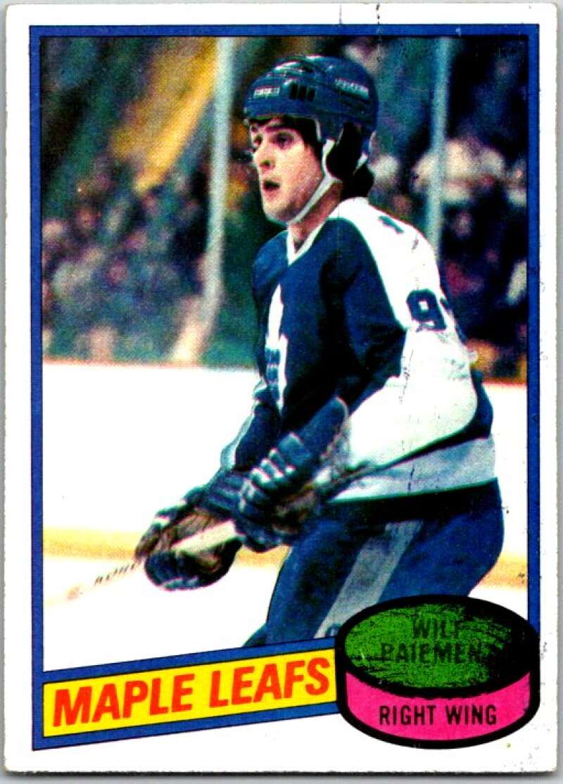 1980-81 Topps #225 Wilf Paiement Toronto Maple Leafs V49916