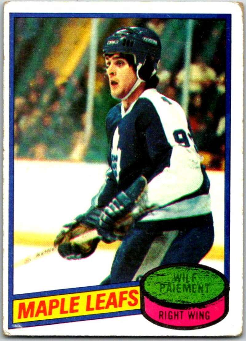 1980-81 Topps #225 Wilf Paiement Toronto Maple Leafs V49918