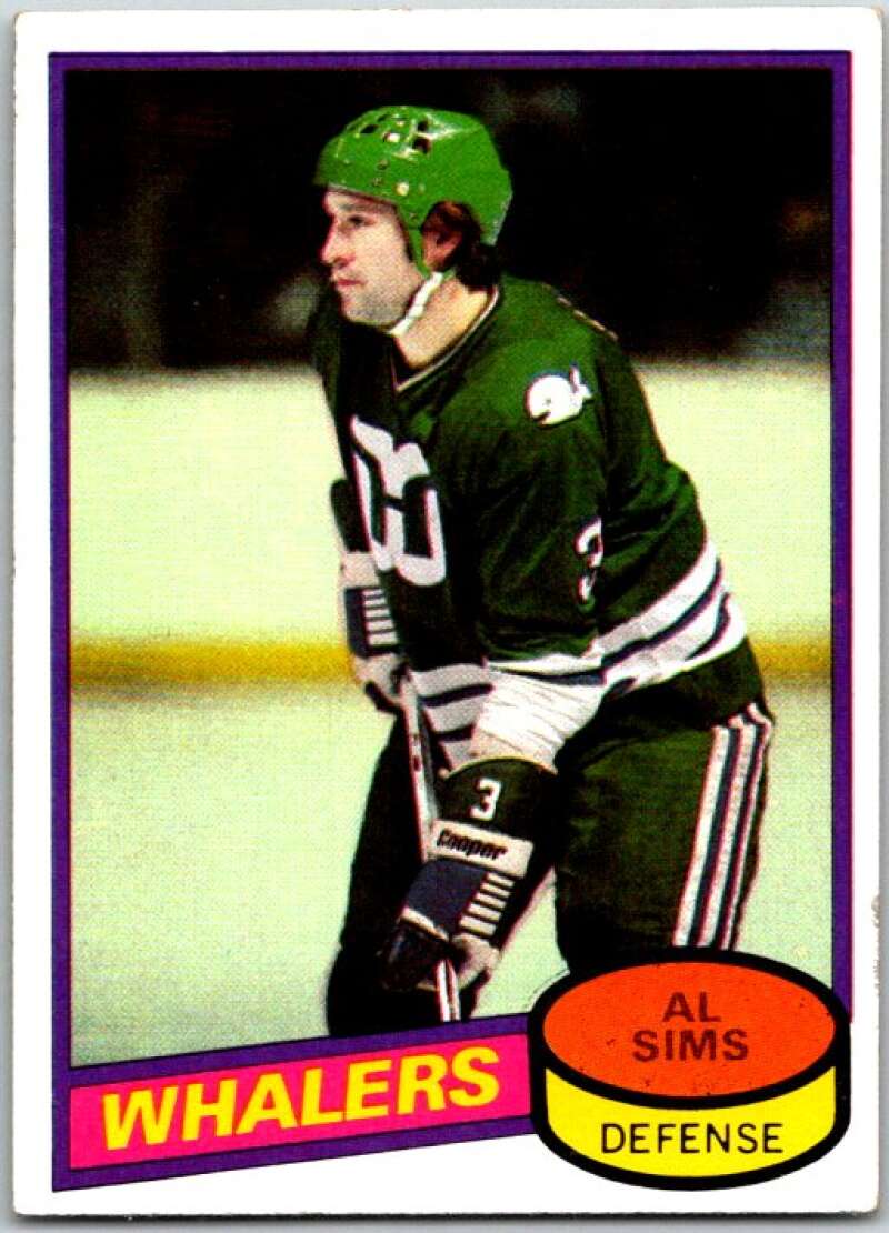 1980-81 Topps #233 Al Sims Hartford Whalers V49933