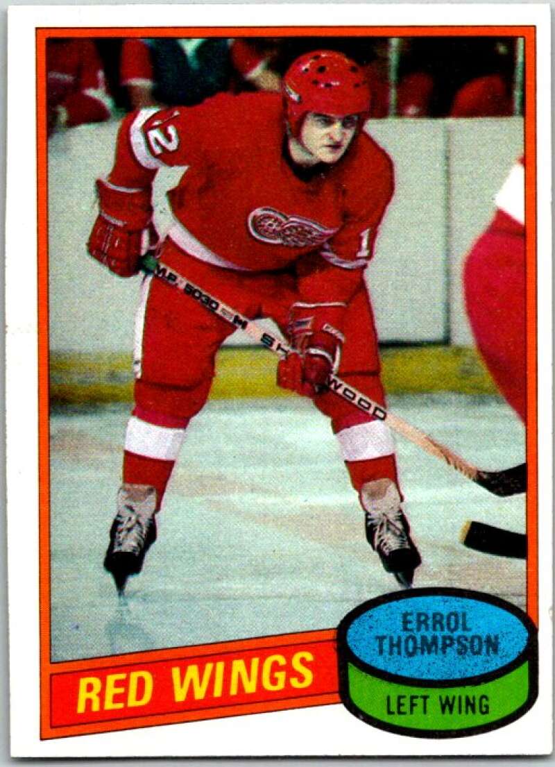1980-81 Topps #234 Errol Thompson Detroit Red Wings V49938