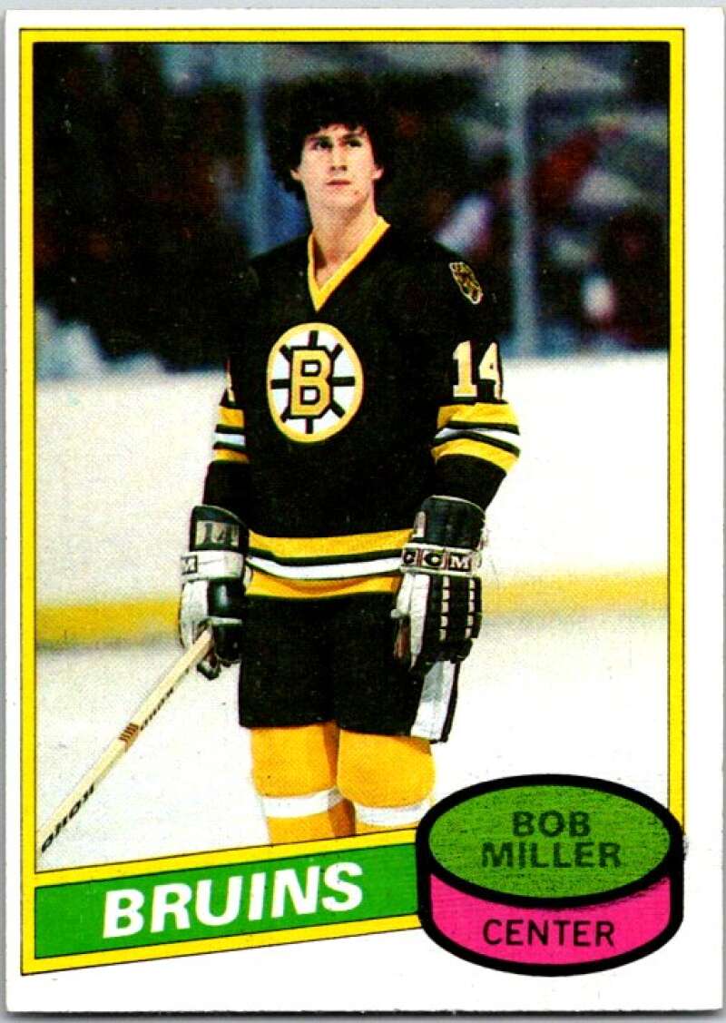 1980-81 Topps #236 Bob Miller Boston Bruins V49944