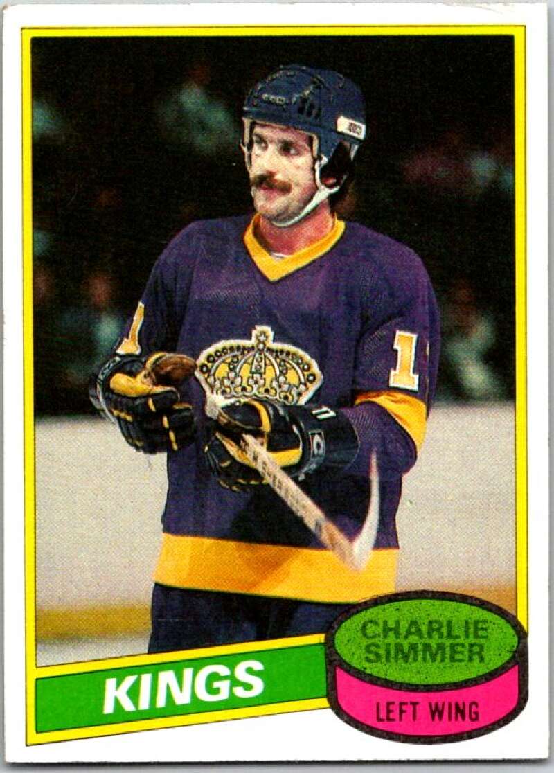 1980-81 Topps #240 Charlie Simmer Los Angeles Kings V49955