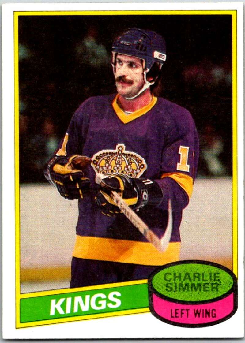 1980-81 Topps #240 Charlie Simmer Los Angeles Kings V49956